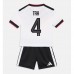 Tyskland Jonathan Tah #4 Hjemmedraktsett Barn VM 2026 Korte ermer (+ Korte bukser)